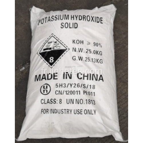 Catégorie d&#39;industrie d&#39;hydroxyde de potassium alcali Pka